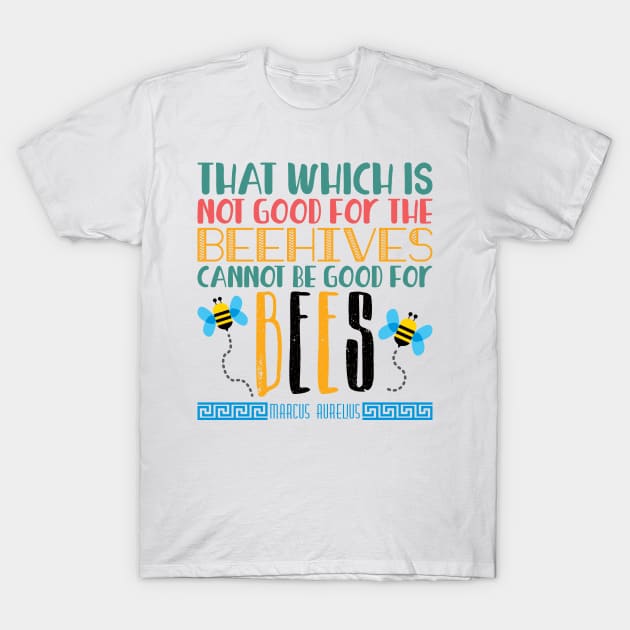 Marcus Aurelius Bess quote T-Shirt by Silurostudio